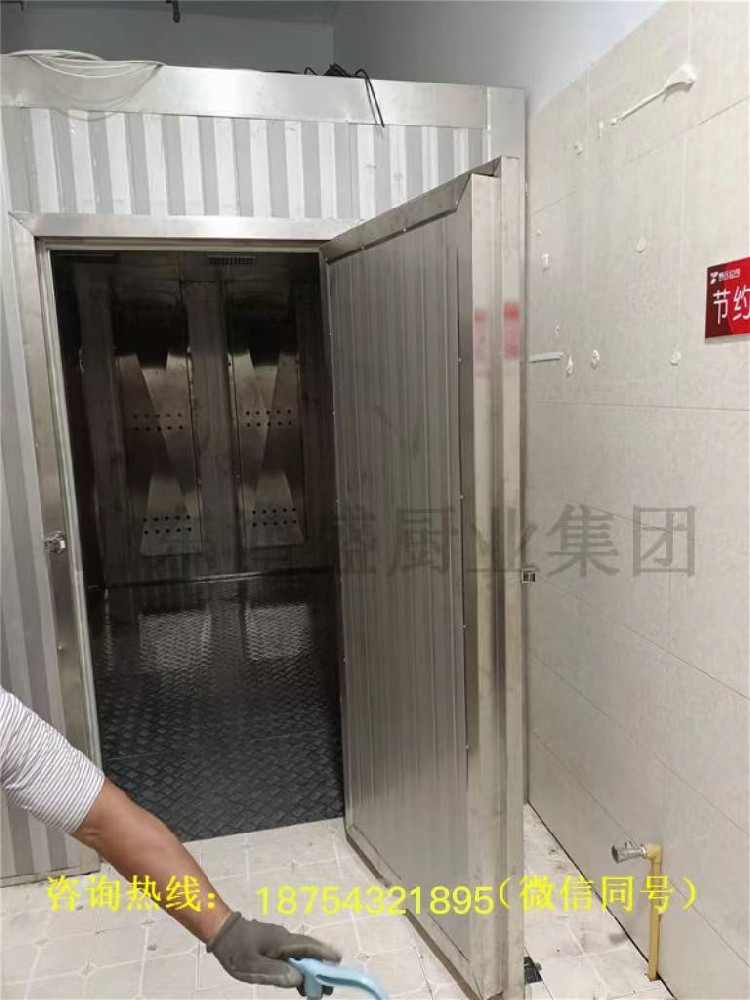大型醒发室装置现场，，用于醒发馒头、包子之类的面食